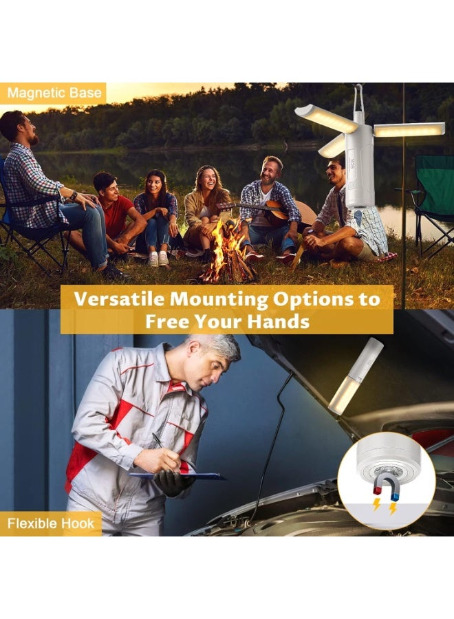 Arabest Camping Lantern, 3500mAh Hanging Torches Lamp - 3 Light Modes - IPX5 Waterproof LED Lantern for Tents, Hiking, Picnics, Emergencies - Energy-Efficient - Image 5