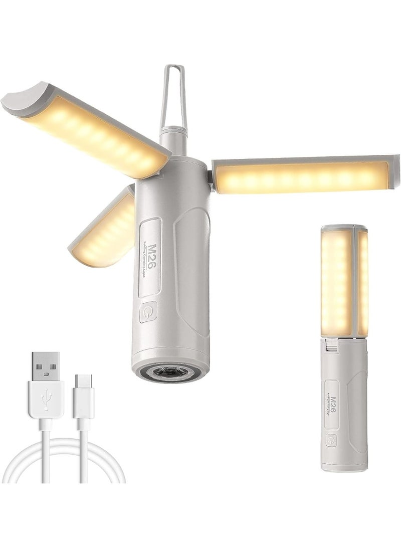 Arabest Camping Lantern, 3500mAh Hanging Torches Lamp - 3 Light Modes - IPX5 Waterproof LED Lantern for Tents, Hiking, Picnics, Emergencies - Energy-Efficient - Image 1