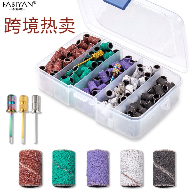New Front Nail Art Scrub Ring Armor Surface Exfoliating Sand Ring Sander Grinding Head Nail Art Tool - Image 2