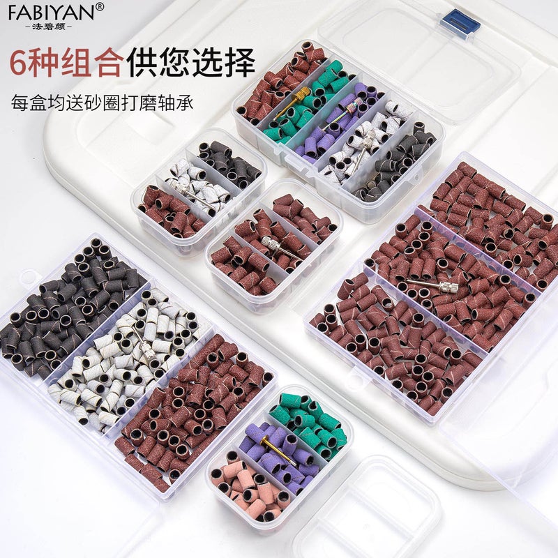 New Front Nail Art Scrub Ring Armor Surface Exfoliating Sand Ring Sander Grinding Head Nail Art Tool - Image 3