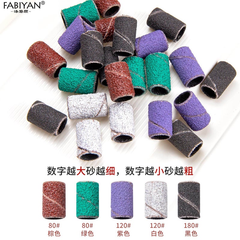 New Front Nail Art Scrub Ring Armor Surface Exfoliating Sand Ring Sander Grinding Head Nail Art Tool - Image 5