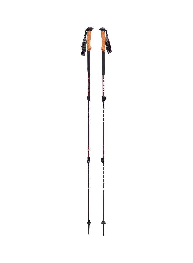 BLACK DIAMOND Womens Trail Cork Trekking Poles, Pair of 2 Lightweight Collapsible Aluminum Hiking Sticks with Cork Grips for Backpacking, Walking, Camping, Mountaineering, Cherrywood - Image 5