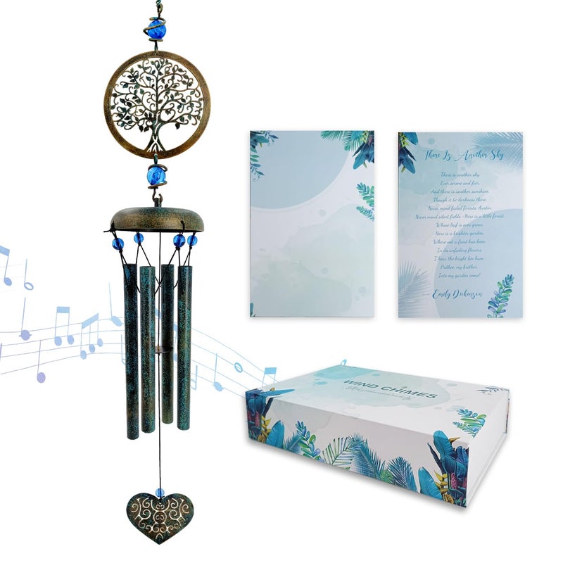 ASTARIN Wind Chimes Outside Unique Tree of Life Wind Chime All Metal Wind Chimes for Love One Gifts for Mom Grandma Daughter Decoration for Home Garden Patio Backyard29