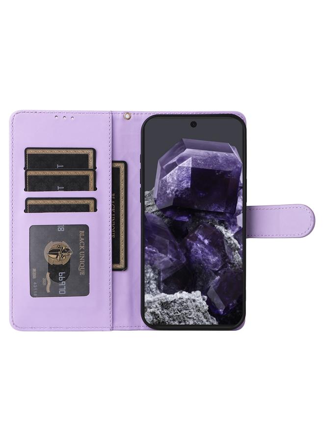 S-TOP Case For Google Pixel 9 Diamond Lattice Leather Flip Phone Case - Image 4