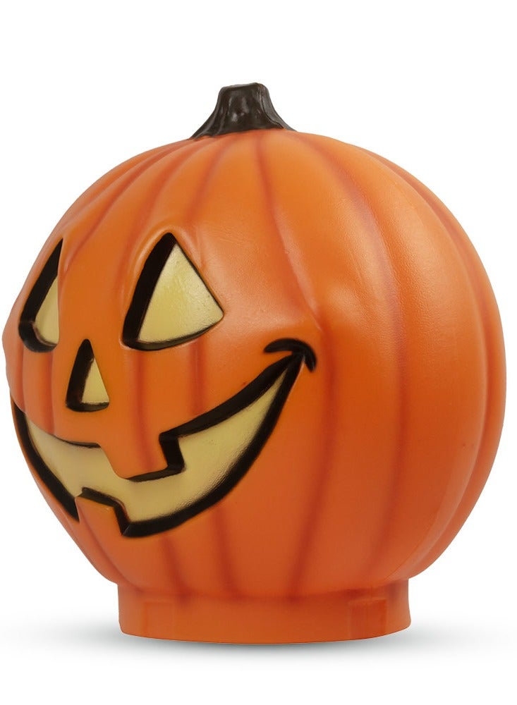 MAD TOYS Creepy 9-Inch Light-Up Pumpkin Halloween Centrepiece Decoration for Trick-or-Treat Props, Theme Party, Haunted House Decor - Image 3
