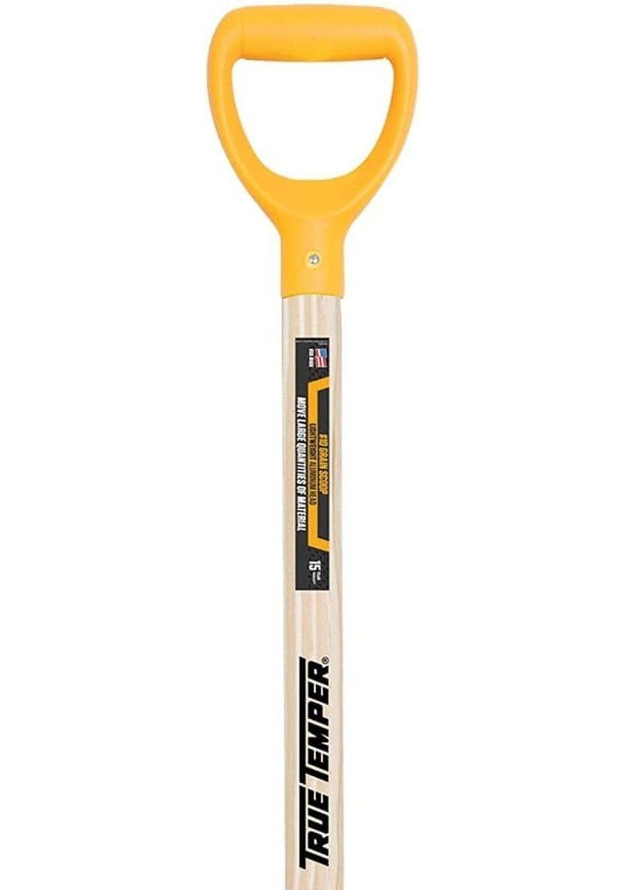 True Temper SZ10 Aluminum Grain Scoop with Hardwood Handle - Image 4