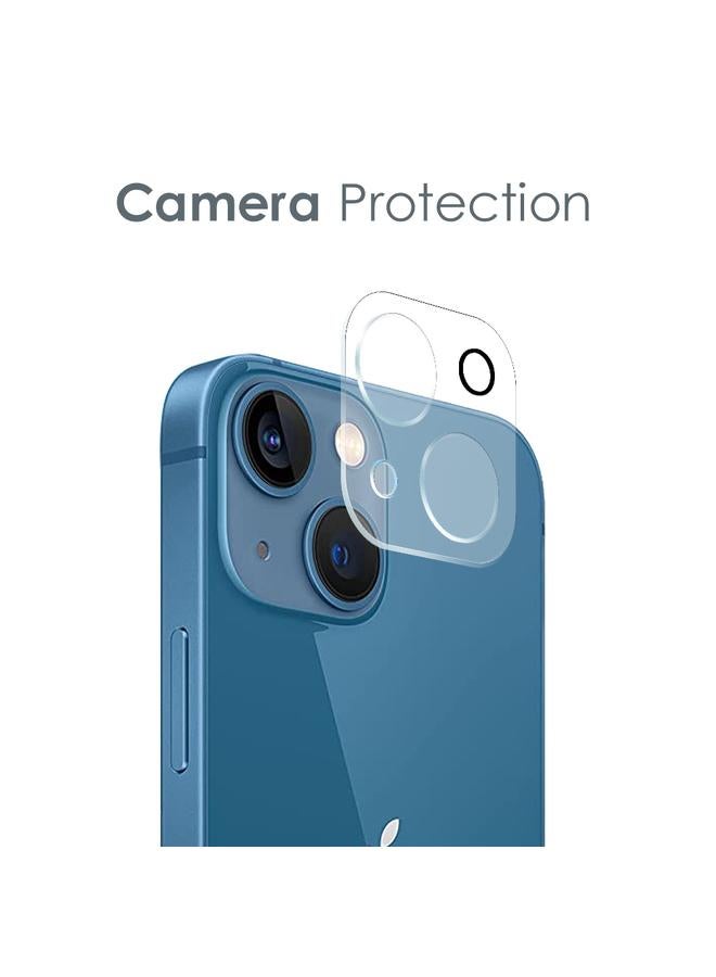 إيروريكس جراب هاتف Tpu 3 في 1 لهاتف Iphone 13 مع فيلم شاشة وغشاء عدسة (شفاف) - Image 4