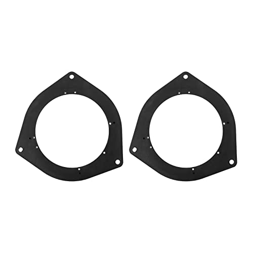 YOUYIEN 6.5" Car Speaker Spacers Adapter (2pcs) Fits for Toyota Crown Reiz, Plastic Black Mounting Spacer Adaptor Ring - Image 2