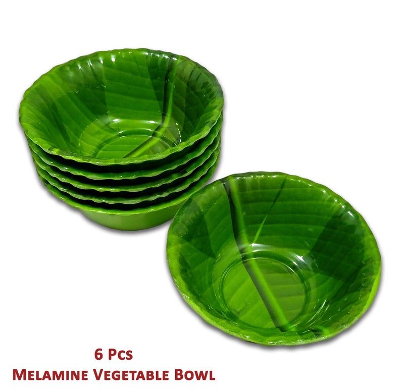 Inpro Upgrade Your Dinning with Our 12-Piece Melamine Dinner Set Includes 6 Full Plates and 6 Bowls - Perfect Kitchen Utensils Set for Family Meals! - Image 5