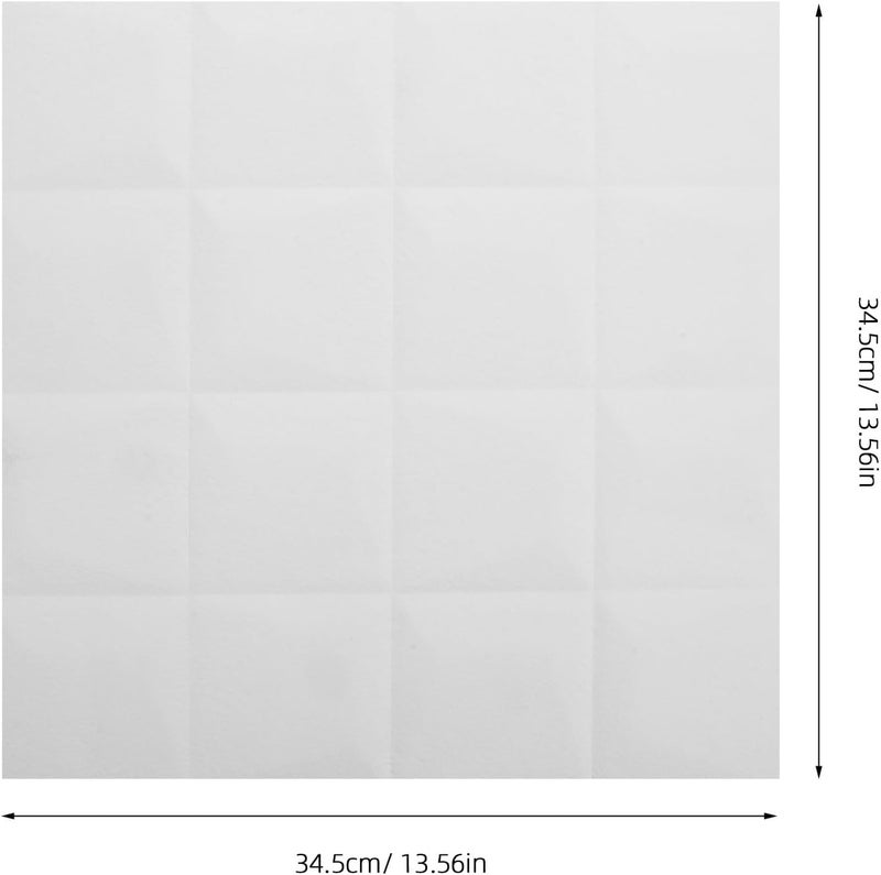 2pcs 3D Anti-Collision Wall Padding - 13.58" Square Adhesive Headboard - Pu Leather Panels for Kids Bedroom Living Room Playroom (White) - Image 2
