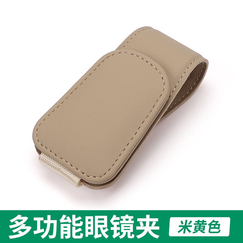 Car Glasses Clip Creative Multi-Functional Glasses Frame Car Glasses Clip Bill Clip Car Customizable Logo - Image 1