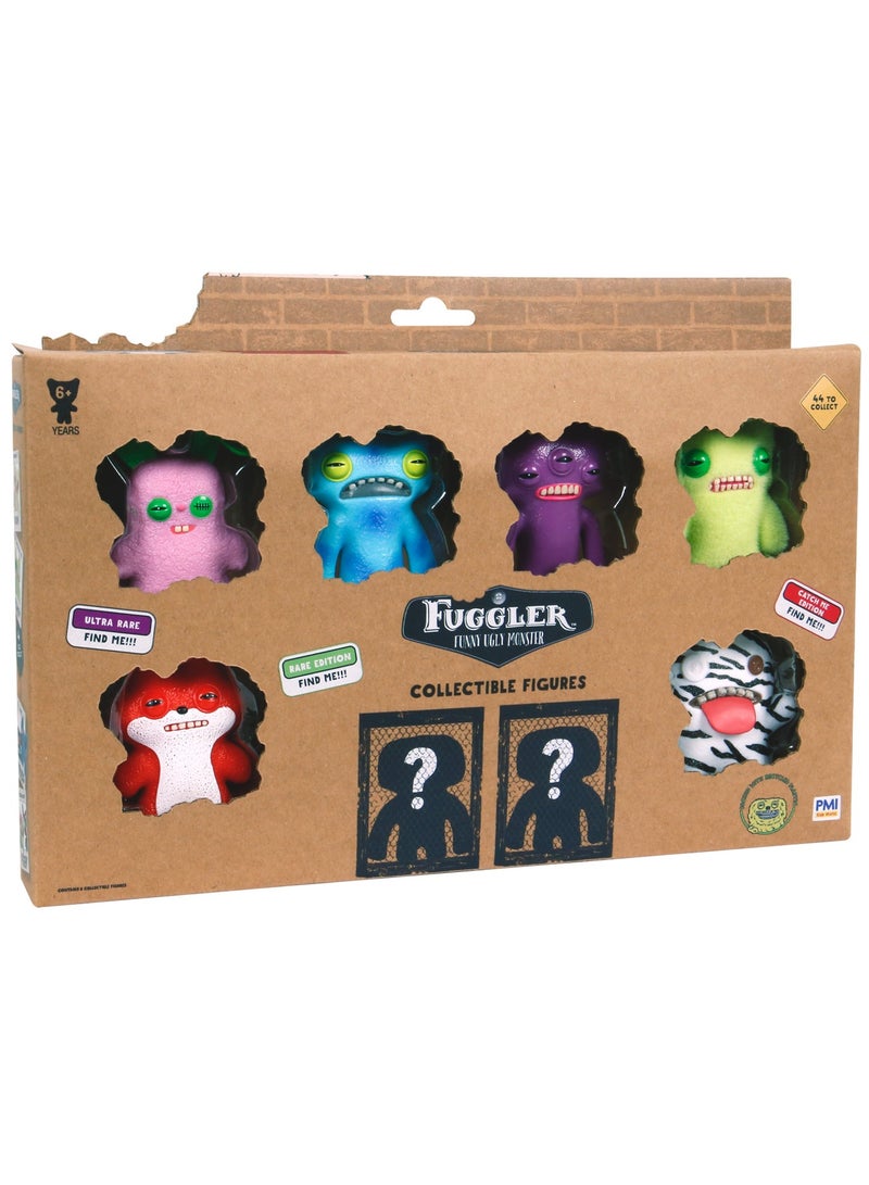 Fuggler Figure Collectible Deluxe 8-in-1 Pack, Assorted 1 Piece  (Style & Color May Vary) | Collectible Figure | Funny Ugly Monster | Cute Monster Doll - Image 1