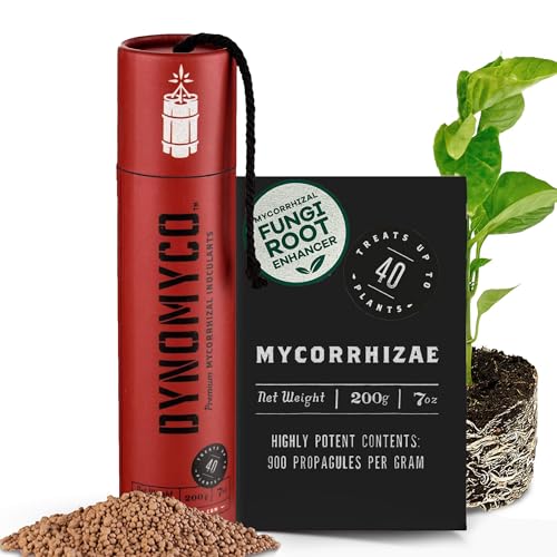 DYNOMYCO Granular Mycorrhizal Fungi Inoculant, 200g / 7oz – Boosts Root Growth, Yields & Nutrient Uptake – 900 Propagules/g, Concentrated Granules, & OMRI Listed – Biofertilizer for Plant Growth - Image 1