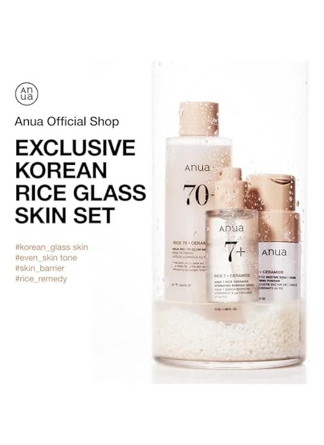 Arabest Rice Trio Set: Cleansing Powder, Milky Toner, and Hydrating Serum for Glass Skin with Marshmallow Face Mask Maker - Fragrance Free Korean Skincare  - Image 2