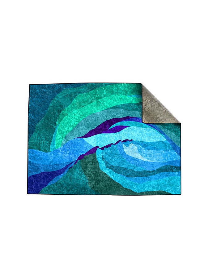 RIZARIES Mist Teal Centerpiece Rug, Fabric, Rectangle - Image 2