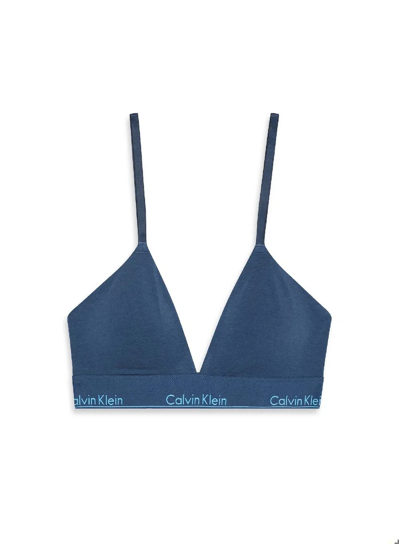 CALVIN KLEIN Lightly Lined Triangle Bralette - Icon Cotton Modal