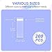 COQOFA Long Self Adhesive Cellophane Bags 2x5 200 Pcs Clear Cookie Candy Treat Resealable Self Sealing Plastic Cello Long Strip Transparent Individual - Image 4