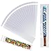 COQOFA Long Self Adhesive Cellophane Bags 2x5 200 Pcs Clear Cookie Candy Treat Resealable Self Sealing Plastic Cello Long Strip Transparent Individual - Image 1