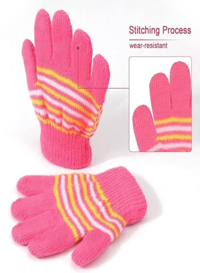 ShopBridge Baby Boy's & Baby Girl's Soft Woolen Winter Warm Kids Hand Gloves 3 Years-4 Years Perfect for Winter & Outdoor Use (Pack of 2) (Multicolour) - Image 4