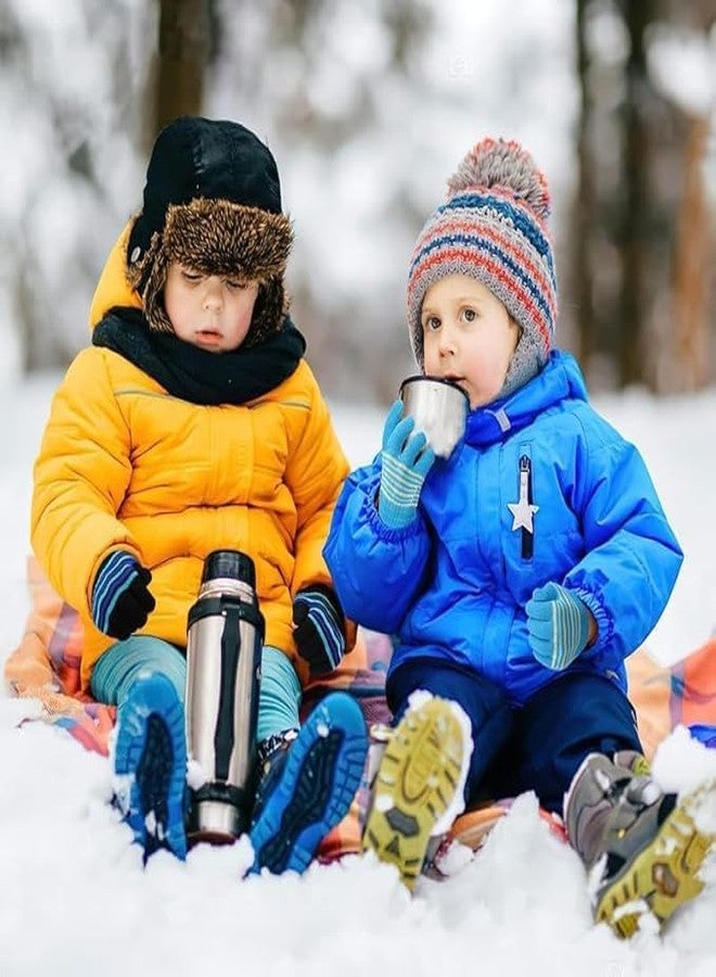 ShopBridge Baby Boy's & Baby Girl's Soft Woolen Winter Warm Kids Hand Gloves 3 Years-4 Years Perfect for Winter & Outdoor Use (Pack of 2) (Multicolour) - Image 5
