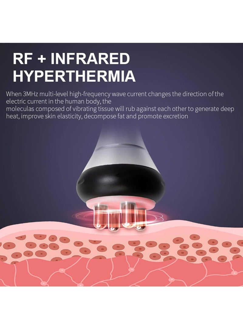 EVEREEN Portable 4 in 1 Cavitation Vacuum RF Machine 40K Cavitation Slimming RF Body Tripolar RF Head for Spa/Home Facial Machine - Image 5