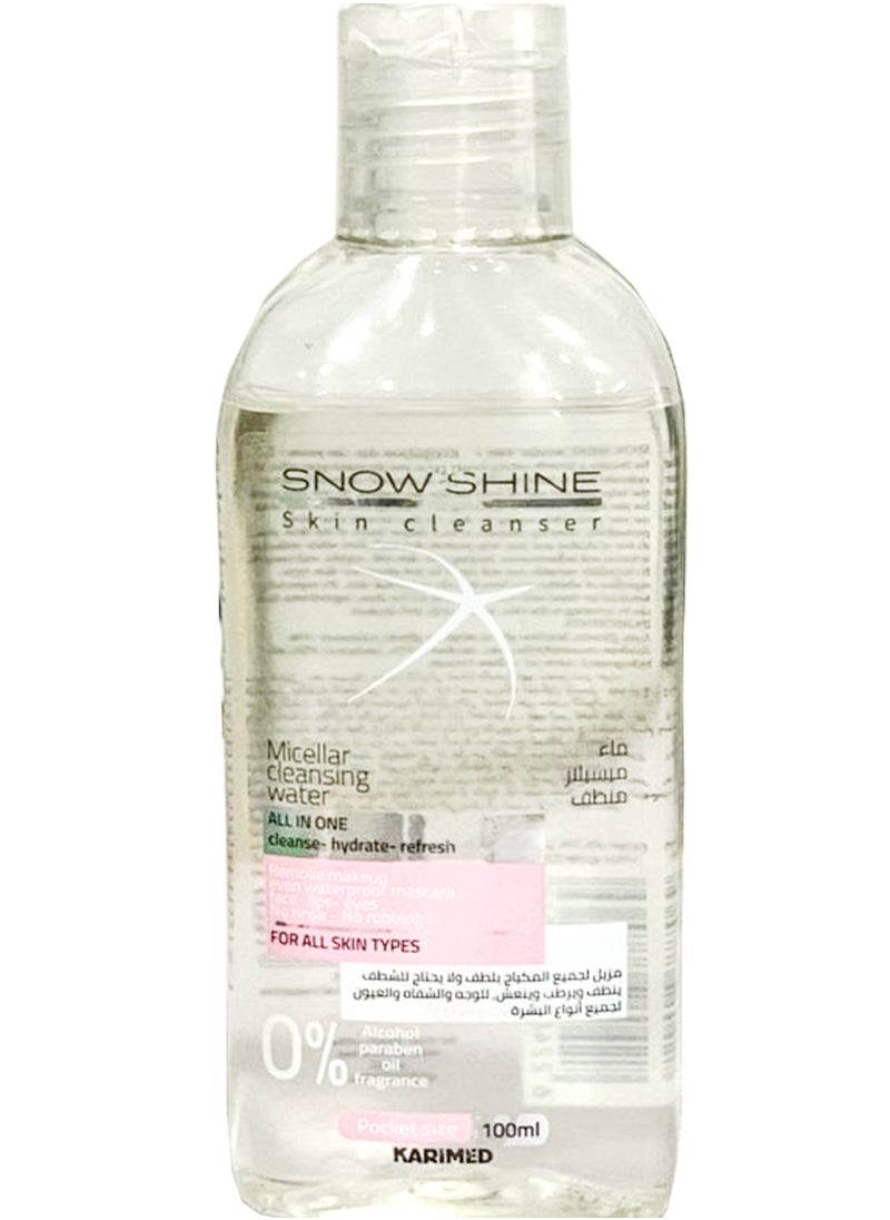 SNOW SHINE Snow Shine Micellar Cleansing Water All In One For All Skin Types 100 ML 