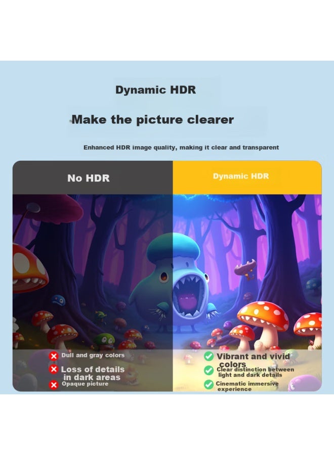 Jemdo Switch2 Screen Mirroring Cable With Hdr Support Portable Dock 2Nd Generation Charger Type-C To Hdmi High Definition Tv Connection Cable Ns2 Accessory Game Console Converter Expansion Dock - Image 1