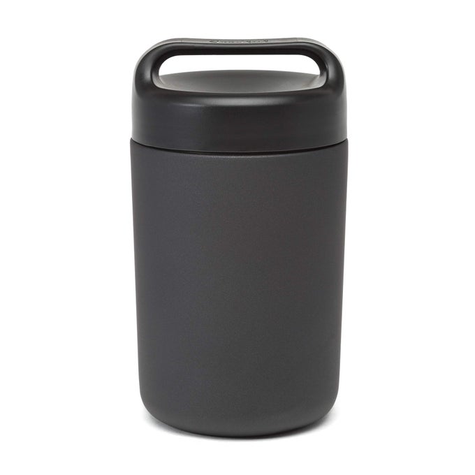 STAINLESS STEEL FOOD JAR DOUBLE WALL VACUUM SEALED INSULATED FOOD STORAGE CONTAINER WITH CARRY HANDLE LID 16OUNCE GRAY