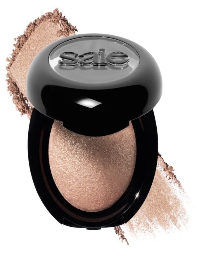 Saie SuperSuede™ Baked Eyeshadow 1g – Sorbetto (Silv/Gold Shimmer) 16-Hour Wear Long-Lasting Baked Powder Eyeshadow - Image 1