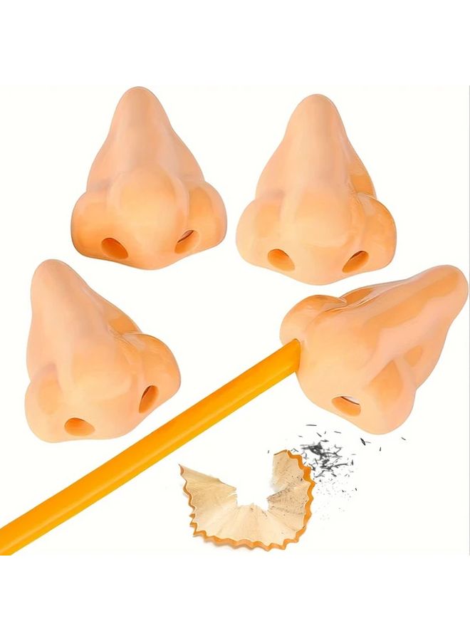 2pcs Fun Nose Pencil Sharpeners Perfect School Supplies Gag Gifts Birthday Favors For Boys And Girls Teacher Rewards For Winter New Year - Image 1