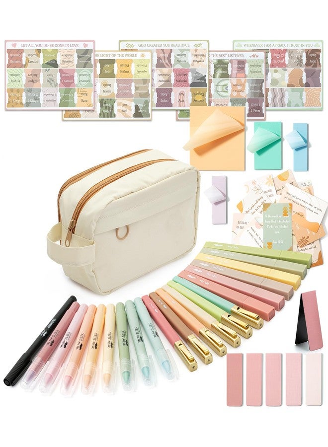 Mr. Pen- Bible Journaling Kit, 127 pcs, Bible Study Supplies, No Bleed Bible Highlighters and Pens No Bleed - Image 1