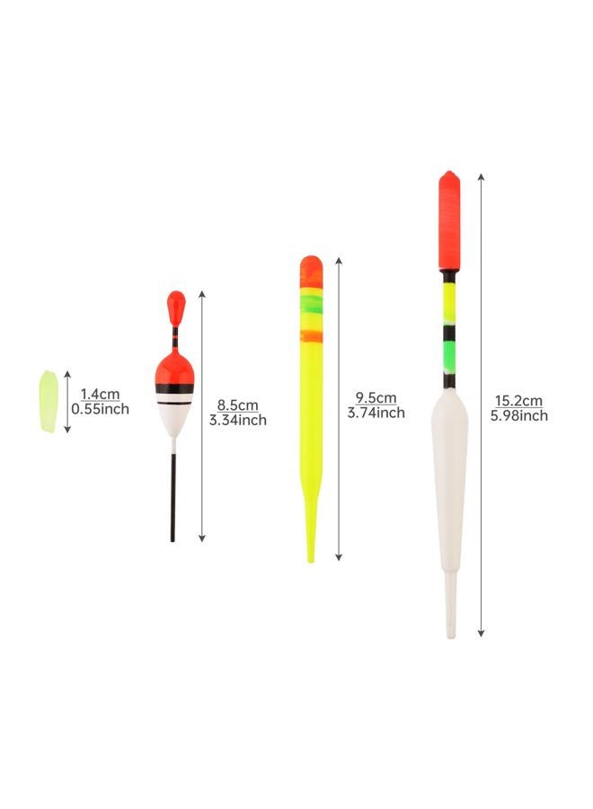 OriGlam 15pcs Fishing Float Tackle Set, Sea Fishing Floats Vertical Buoy Bobber, Fishing Bobbers Fishing Floats Assorted Size for Most Type Angling Fish Accessories - Image 5