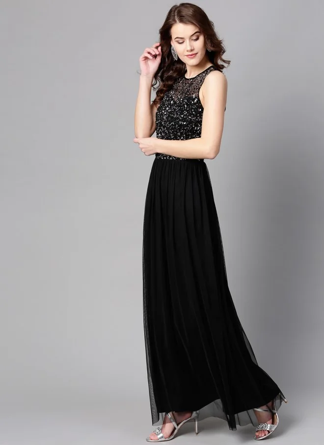 STREET 9 Maxi Dress with Sequinned Detail for Women