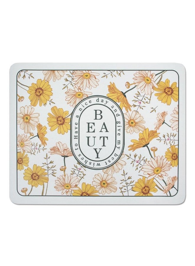 Home-Cloud HomeCloud Dish Drying Mat for Kitchen Counter Hide Stain Super Absorbent, Non-Slip, Heat-Resistant, Great for Dishes,Rack Pad, Kitchen Counter, Coffee Maker, Coffee Item (Yellow_Beauty, 50x40cm) - Image 4