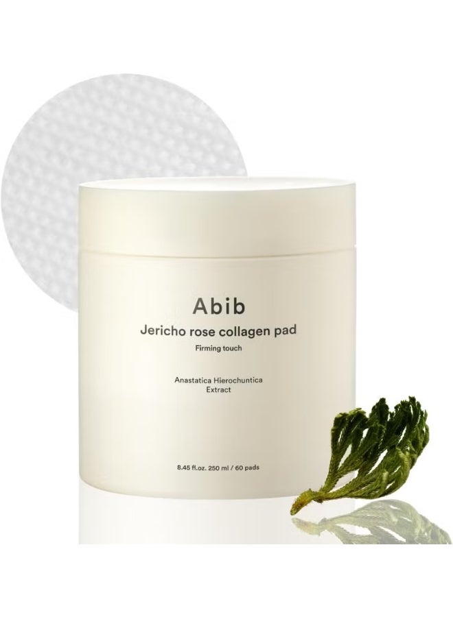 Abib Jericho Rose Collagen Pad Firming Touch 60 Pads Toner Pads with Collagen Extract Skin Hydration Beige - Image 1