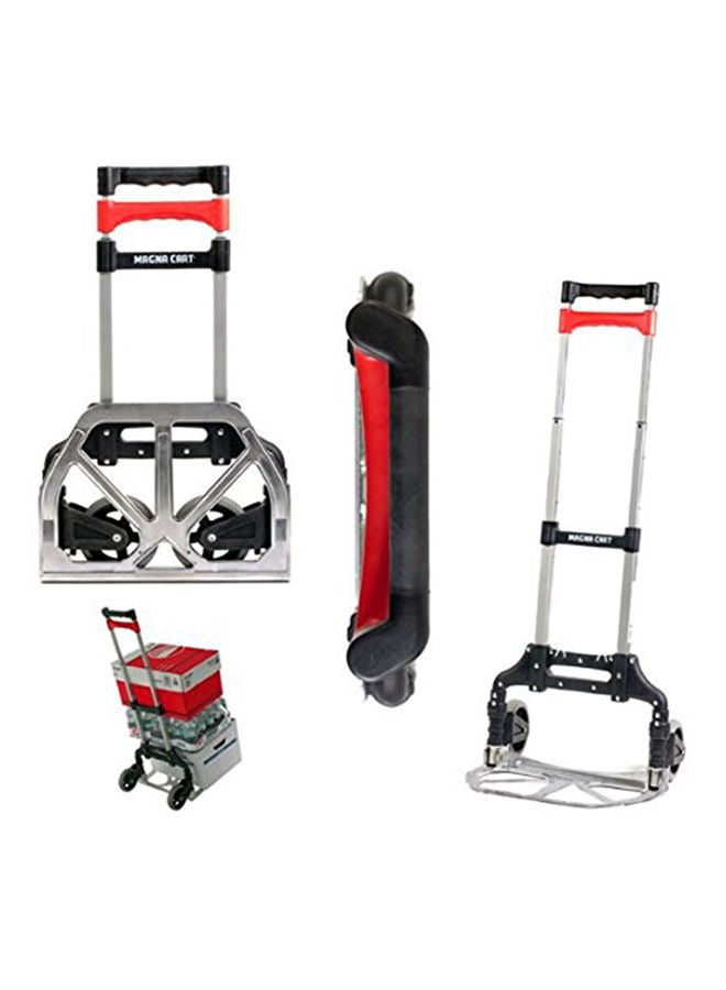 NIBEMINENT Foldable Magna Cart Hand Truck Grey/Black/Red  - Image 3