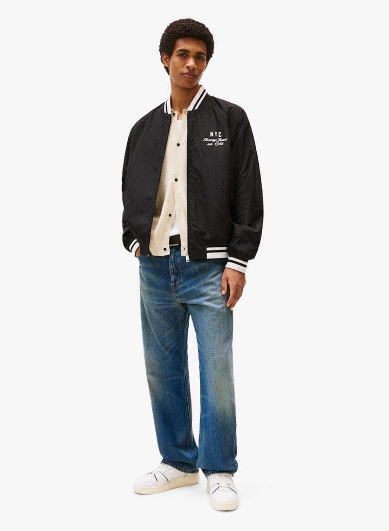 تومي جينز جاكيت منفوخ بسحاب طويل - Image 3