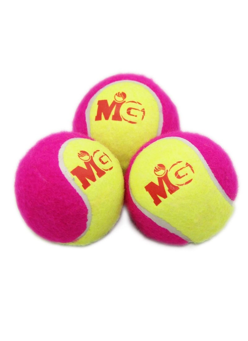MG MG Cricket Tennis Balls 3pcs Jar  - Image 1