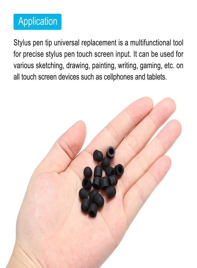 MECCANIXITY 50pcs 7mm Stylus Pen Fine Tips Conductive Rubber Capacitive Touch Screen Pens Tip Soft Universal Replacement - Image 4
