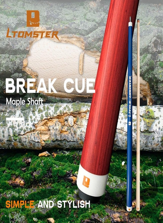 YEUEK Little Monster Break Cue 58'' 19oz 13.2mm Cue Tip Hard Technology Synthetic Wood Canadian Maple Shaft 3/8 * 10 Pin - Image 2