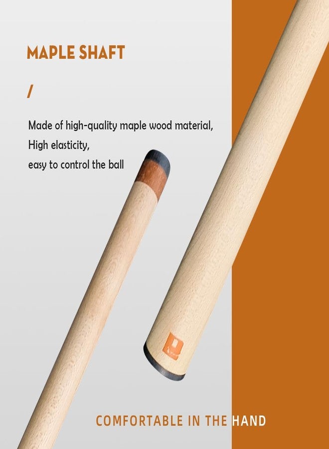 YEUEK Little Monster Break Cue 58'' 19oz 13.2mm Cue Tip Hard Technology Synthetic Wood Canadian Maple Shaft 3/8 * 10 Pin - Image 3
