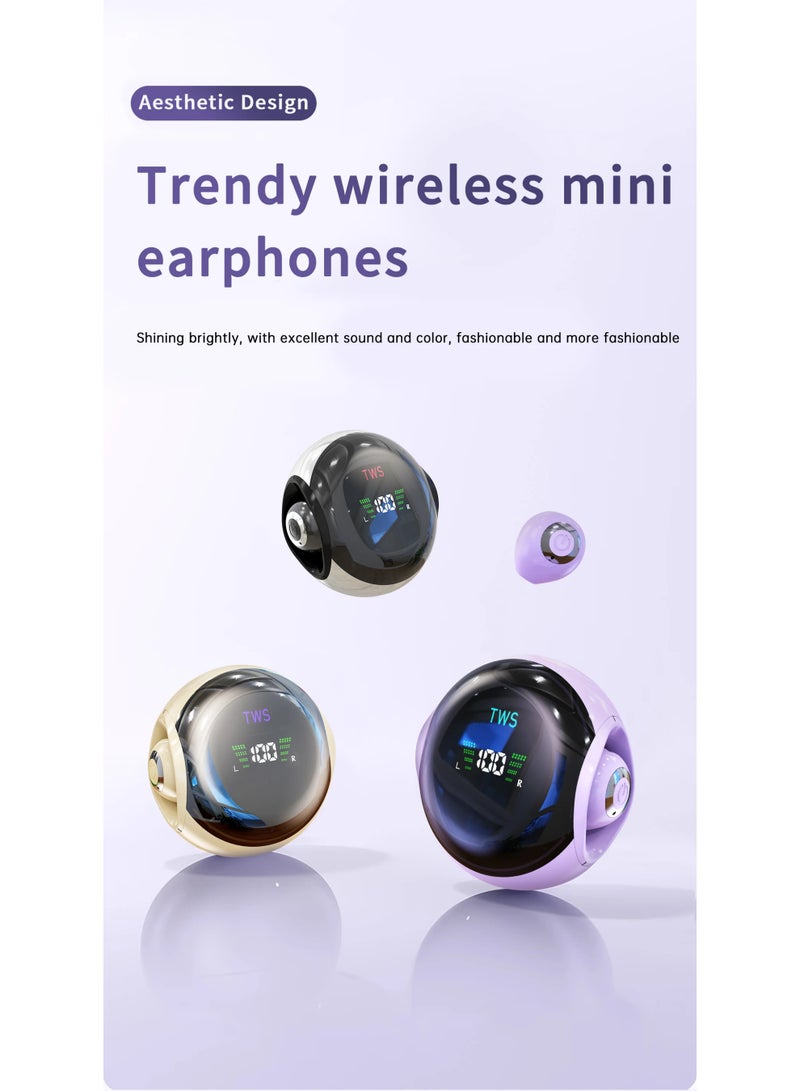 Wireless Sports Bluetooth Earphones Tws Dual Ear Invisible In Ear Sleep Mini Noise Cancelling Painless Call Earphones  - Image 5