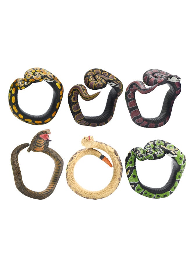 Explosions Halloween Prank Simulation Snake Toy Python Snake Bracelet Simulation Animal Model-Color:Simulated Python Bracelet-green Water Python-5 (for Export Only, Please Don’t Take Pictures If You Mind)  - Image 5