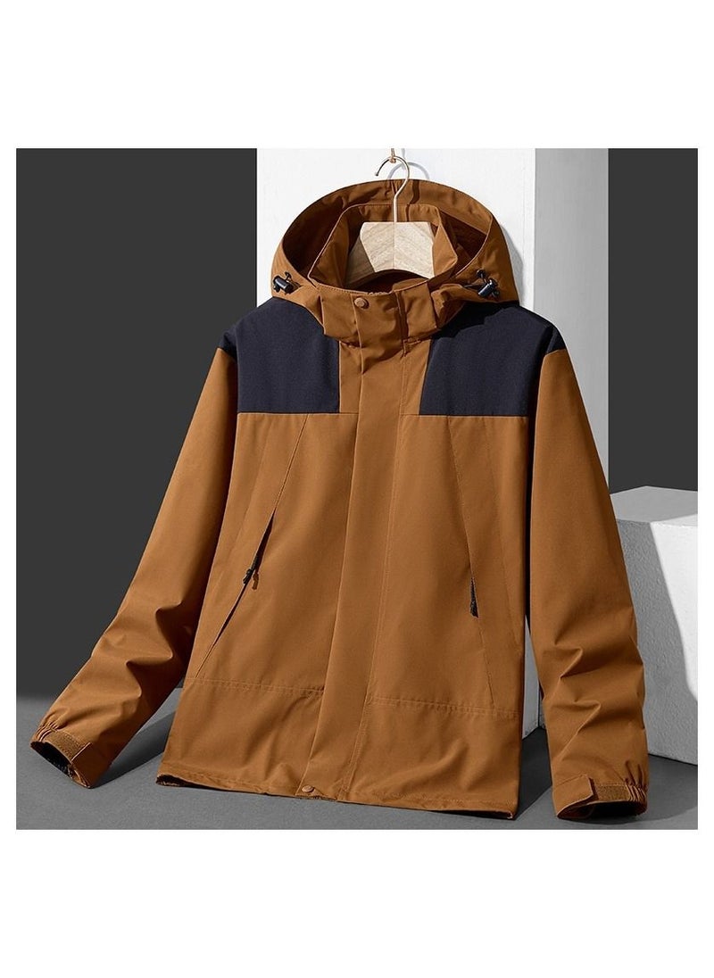 Loquat Thin Outdoor Hooded Windproof And Waterproof Overcoat 