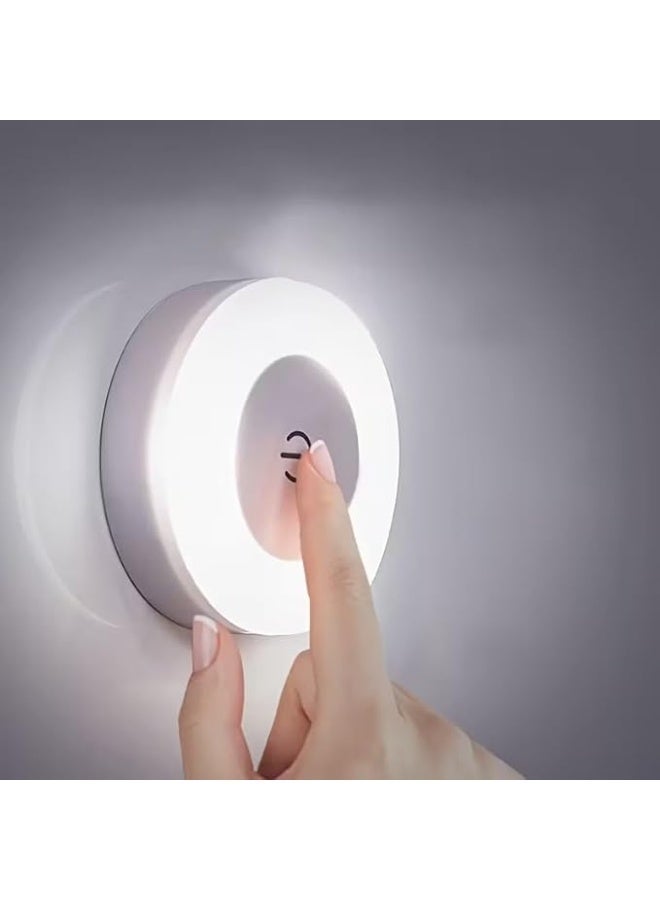 TrendSavy LED Rechargeable Night Light, Touch-Control Bedside Lamp with Magnetic Wall Mount, 3 Color Temperature Modes, Dimmable Wireless Wall Light for Bedroom, Hallway, Kitchen, Closet & Shoe Cabinet - Image 2
