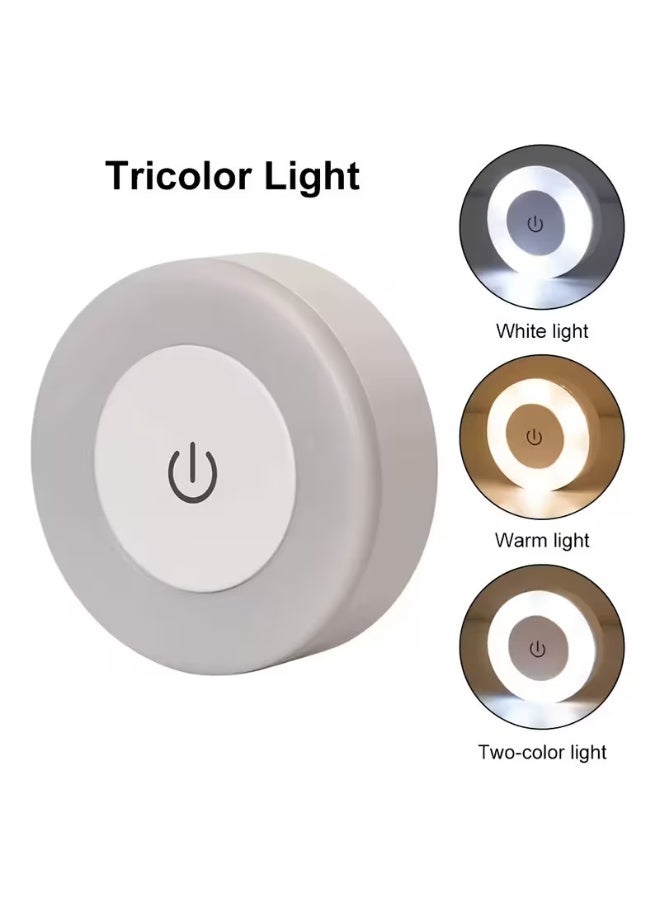 TrendSavy LED Rechargeable Night Light, Touch-Control Bedside Lamp with Magnetic Wall Mount, 3 Color Temperature Modes, Dimmable Wireless Wall Light for Bedroom, Hallway, Kitchen, Closet & Shoe Cabinet - Image 4
