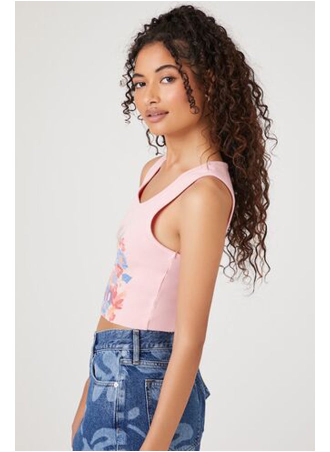 FOREVER 21 - Ribbed Love Is Kind Tank Top - Image 1