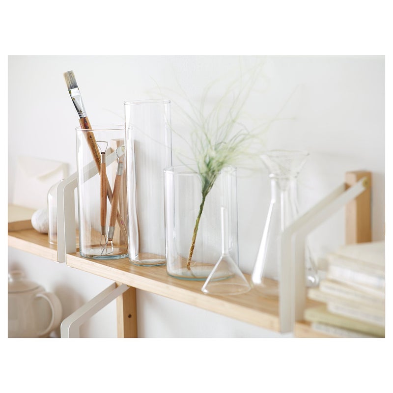 Baitique Vase Set of 3, Clear Glass - Image 3