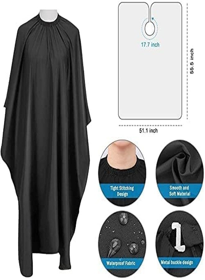 Bitrexup Professional Hair Cutting Barber Scissors Kit - 6.7 Inch Hairdressing Scissors with 3 Combs, Haircut Cloak and Hair Clips Hairdresser for Men and Women - Image 5