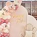 VANGNING Baby in Bloom Baby Shower Decal Sign Gender Reveal Girl Or Boy Baby Shower Decoration Baby in Bloom Sign for Arch Backdrop Gold Bloom - Image 3